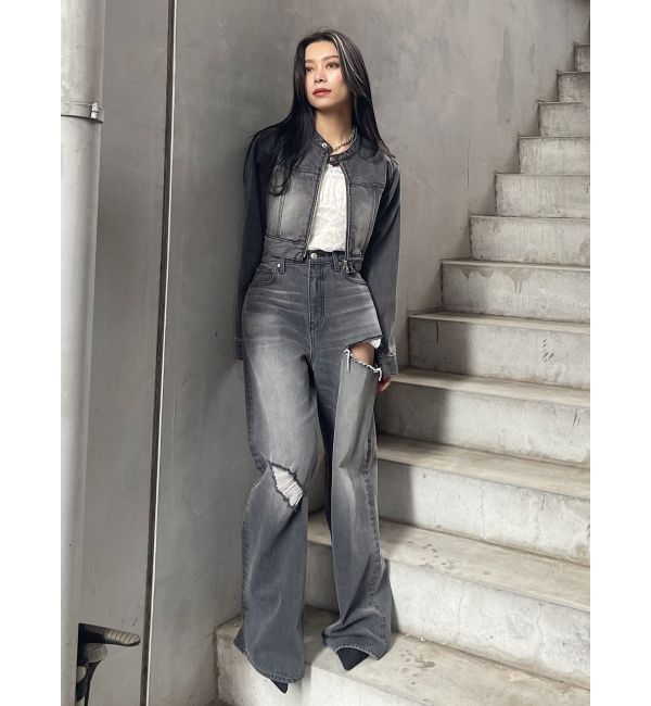 EVRIS「リボンキャミレースチュニック」|キャミソール|