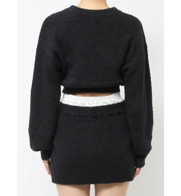 EVRIS「ワンポイントファンシーヤーンニットトップス【セットアップ着用可能】」|ニット・セーター|