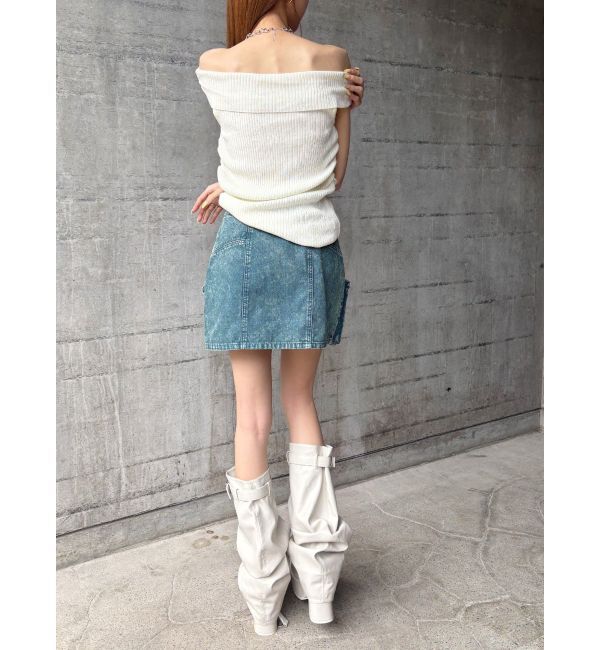 EVRIS「ヴィンテージライクカーゴミニスカート」|スカート|