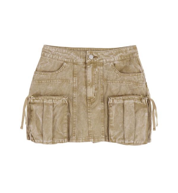EVRIS「ヴィンテージライクカーゴミニスカート」|スカート|