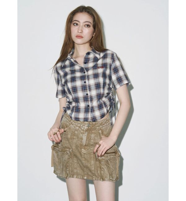 EVRIS「ヴィンテージライクカーゴミニスカート」|スカート|