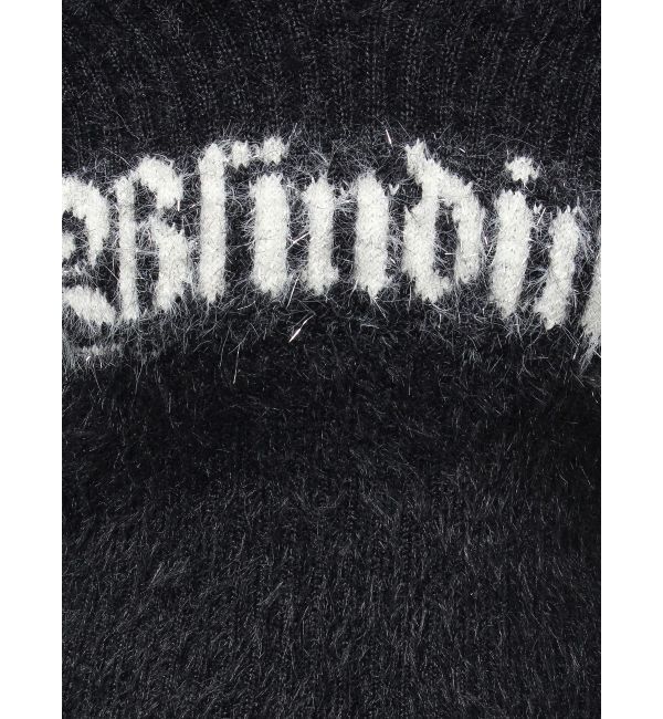 EVRIS「ラメロゴシャギーオフショルニットトップス」|ニット・セーター|