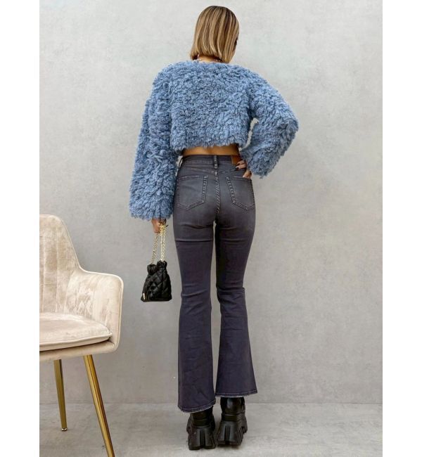 EVRIS「カラーヴィンテージライクストレッチフレアデニムパンツ」|デニム|