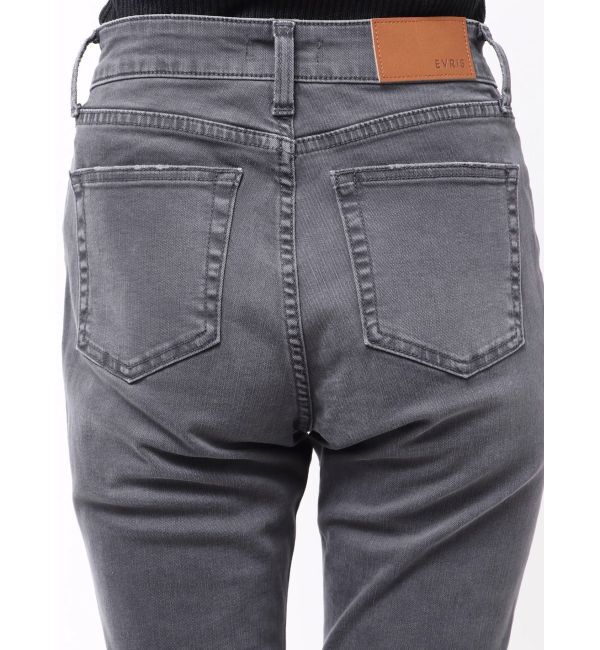 EVRIS「カラーヴィンテージライクストレッチフレアデニムパンツ」|デニム|