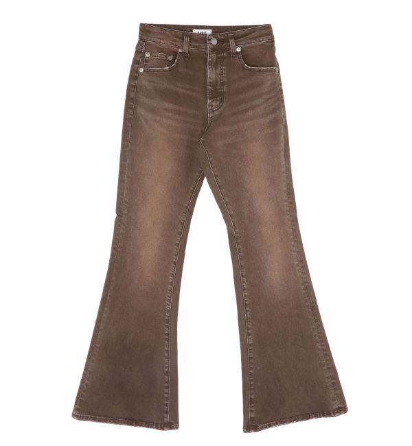 EVRIS「カラーヴィンテージライクストレッチフレアデニムパンツ」|デニム|