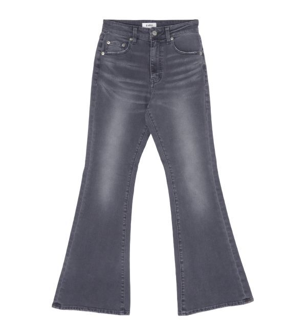 EVRIS「カラーヴィンテージライクストレッチフレアデニムパンツ」|デニム|