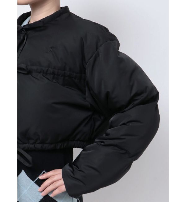 jouetie「フロントリボンショートパッファブルゾン」|ブルゾン・スタジャン|