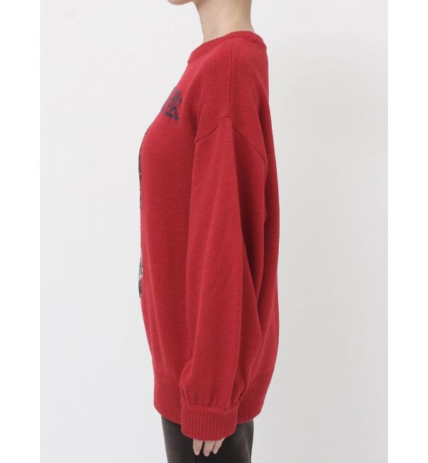 jouetie「DOGジャガードルーズニット」|ニット・セーター|