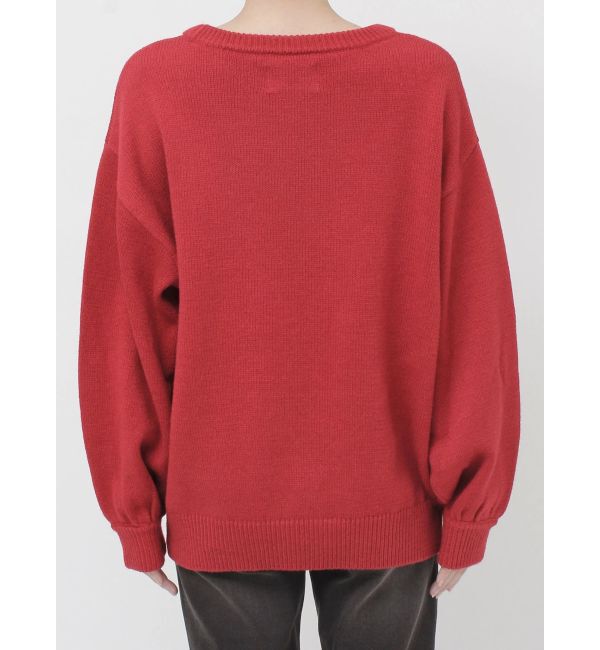 jouetie「DOGジャガードルーズニット」|ニット・セーター|