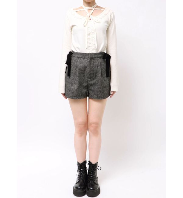 jouetie「ベロアリボンショートパンツ【セットアップ対応】」|その他|