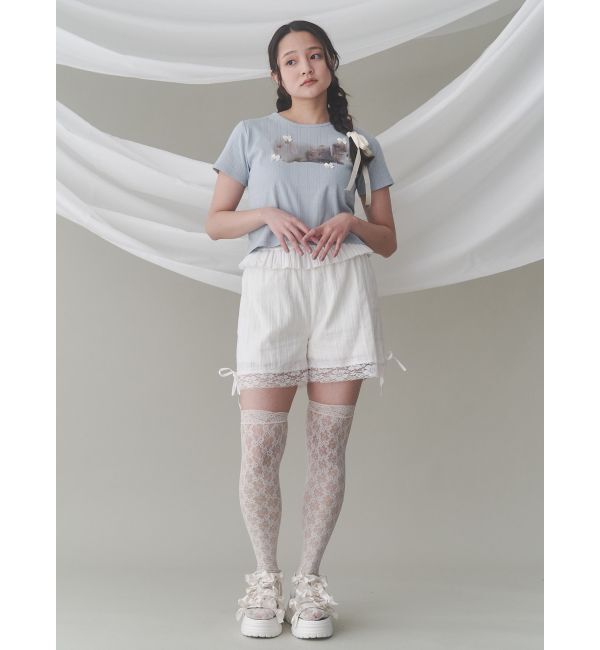 merry jenny「ラビットribbon Tシャツ」|Tシャツ・カットソー|