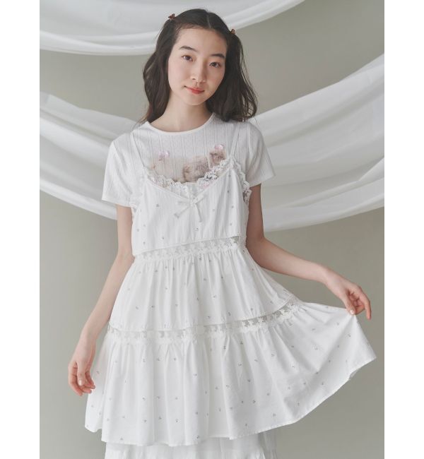 merry jenny「ラビットribbon Tシャツ」|Tシャツ・カットソー|