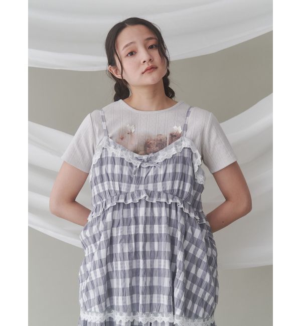 merry jenny「ラビットribbon Tシャツ」|Tシャツ・カットソー|