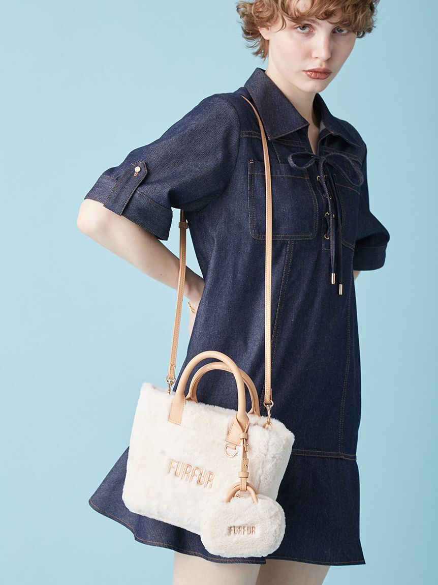 FURFUR「【限定カラー】エコファートートミニチャーム」|キーケース|