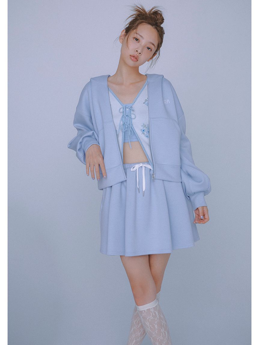 FURFUR「【WEB・一部店舗限定カラー】ポンチフレアミニスカート」|スカート|