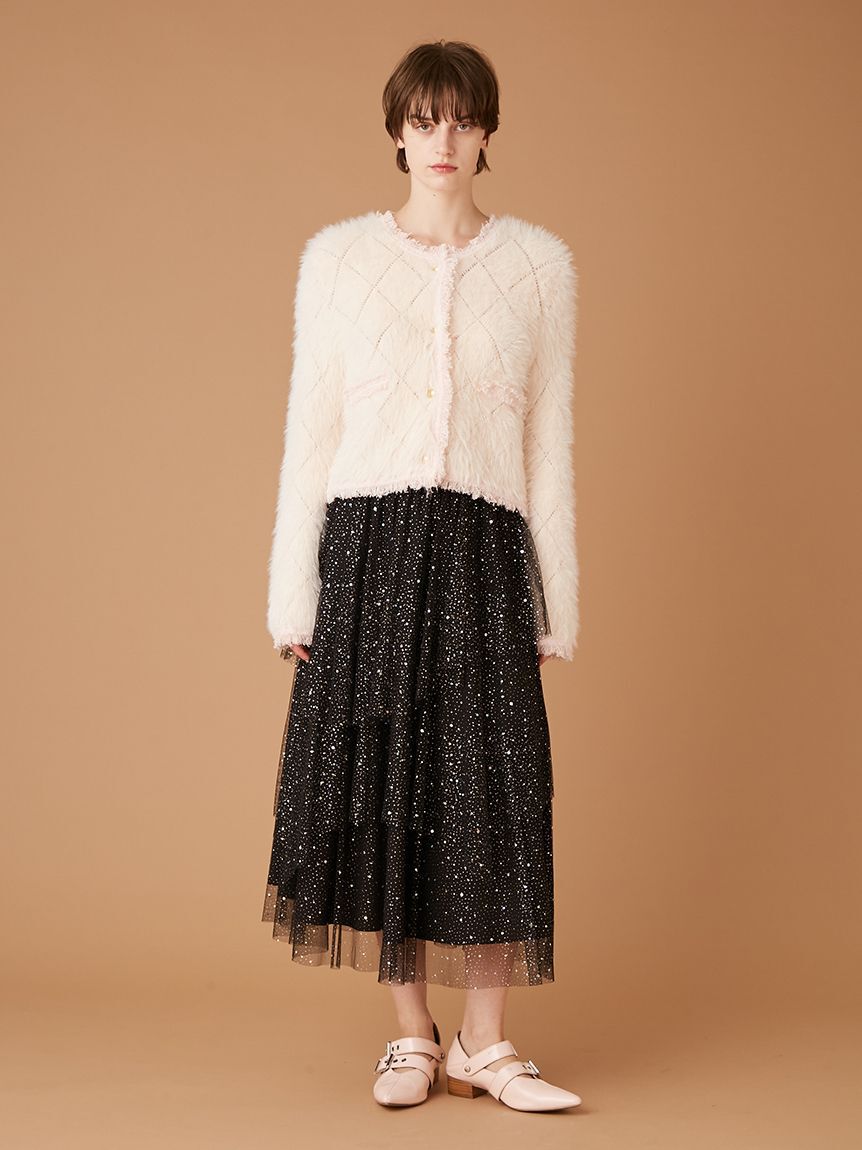 FURFUR「【限定カラー】フェザーツイードカーディガン」|カーディガン|