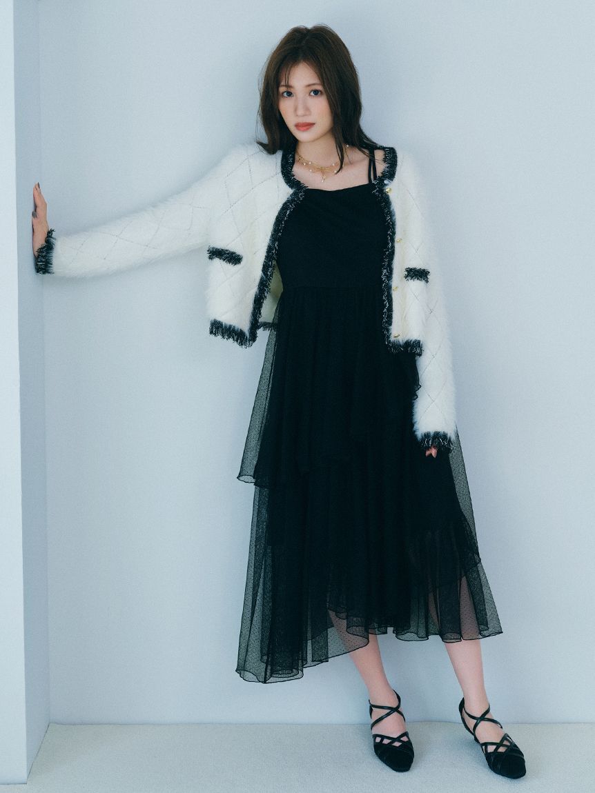 FURFUR「【限定カラー】フェザーツイードカーディガン」|カーディガン|