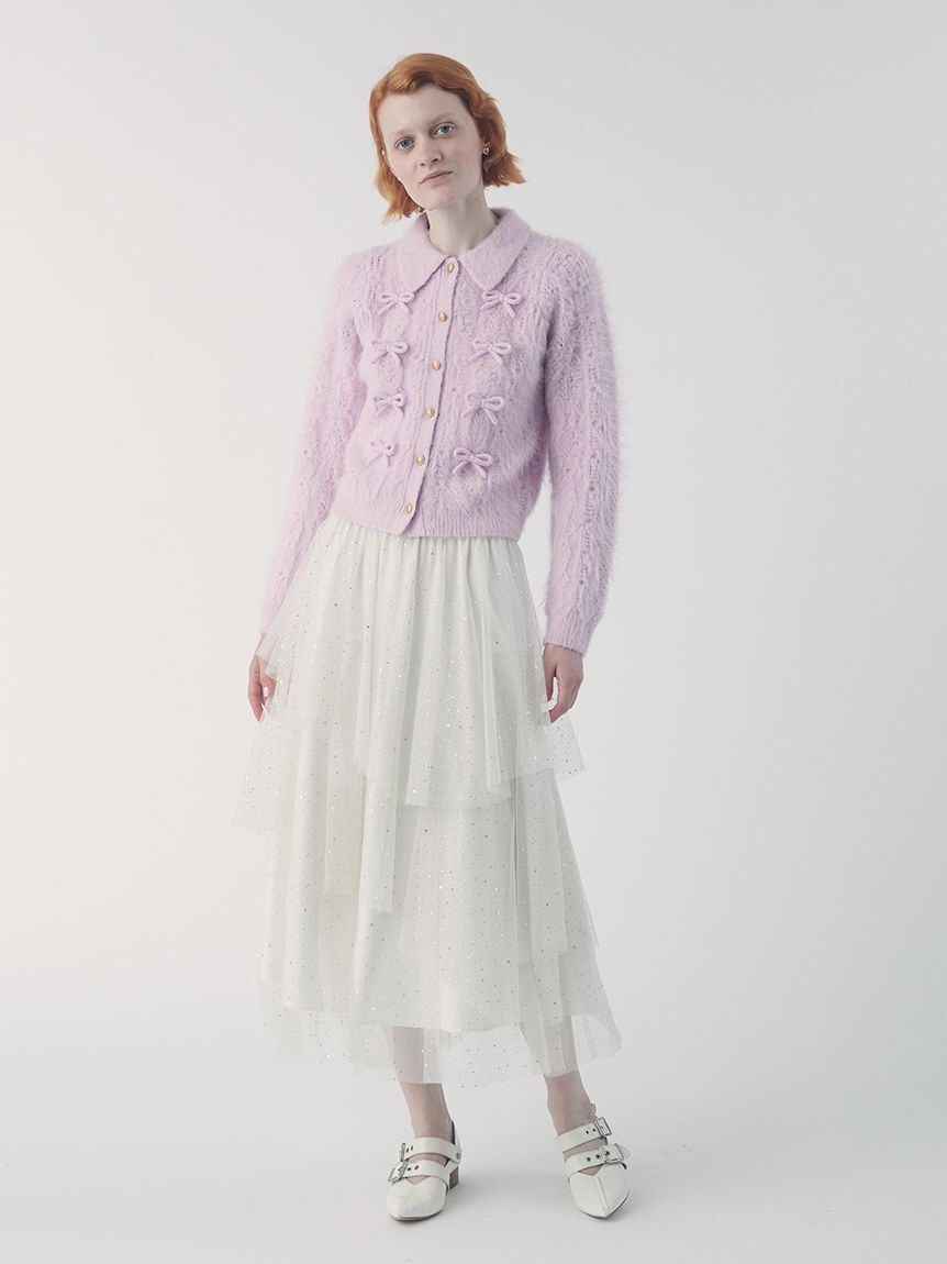 FURFUR「ラメチュールスカート」|スカート|