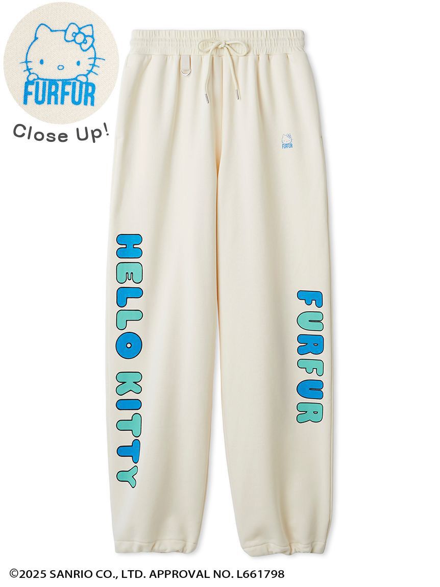 FURFUR「HELLO KITTYスウェットパンツ」|チノ|