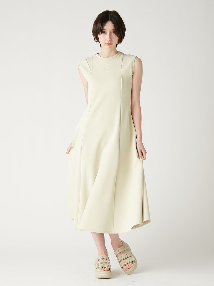FURFUR「ロゴ刺繍ノースリーブカットワンピース」|ワンピース|