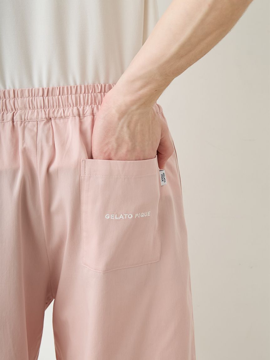 GELATO PIQUE HOMME「【HOMME】ワンポイント刺繍ハーフパンツ」|ルームウェア|