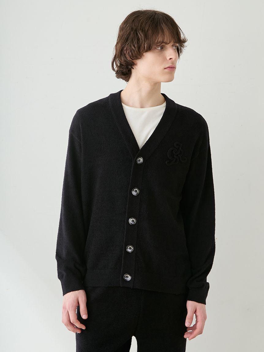 GELATO PIQUE HOMME「【JOEL ROBUCHON】【HOMME】【接触冷感】スムーズィーliteクールワンポイント刺繍カーディガン」|カーディガン|