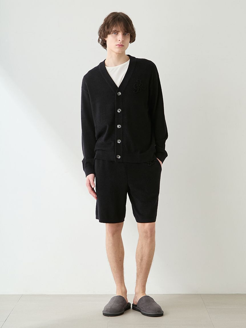 GELATO PIQUE HOMME「【JOEL ROBUCHON】【HOMME】【接触冷感】スムーズィーliteクールワンポイント刺繍カーディガン」|カーディガン|