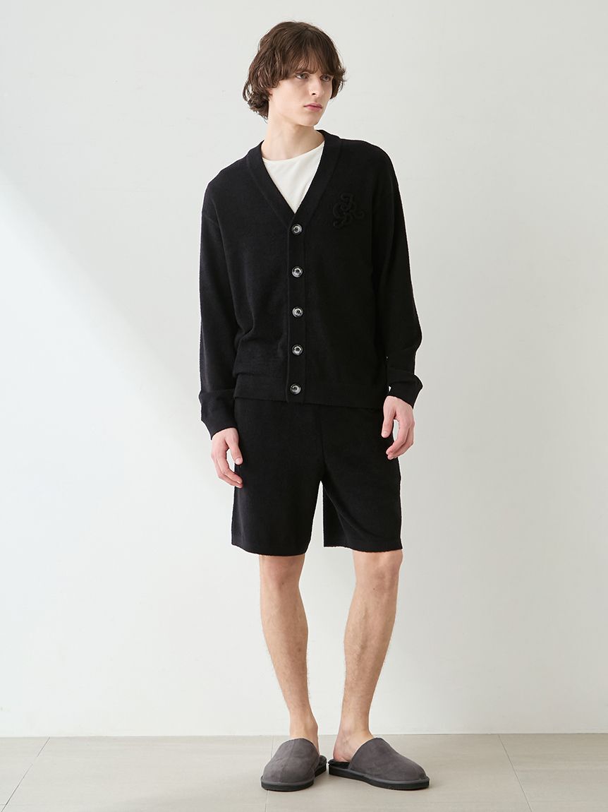 GELATO PIQUE HOMME「【JOEL ROBUCHON】【HOMME】【接触冷感】スムーズィーliteクールワンポイント刺繍カーディガン」|カーディガン|