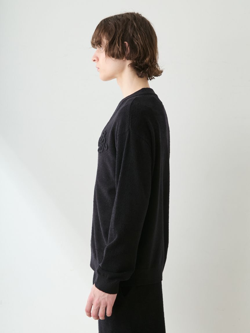 GELATO PIQUE HOMME「【JOEL ROBUCHON】【HOMME】【接触冷感】スムーズィーliteクールワンポイント刺繍カーディガン」|カーディガン|