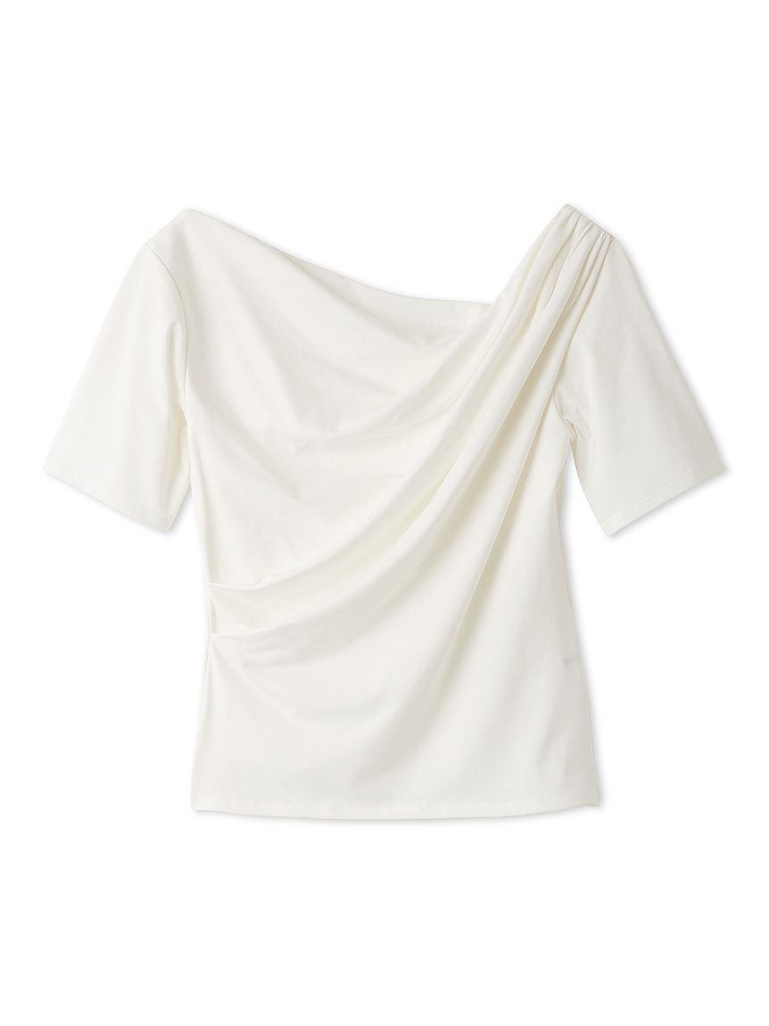 SNIDEL「バックオープンドレープカットプルオーバー」|Tシャツ・カットソー|