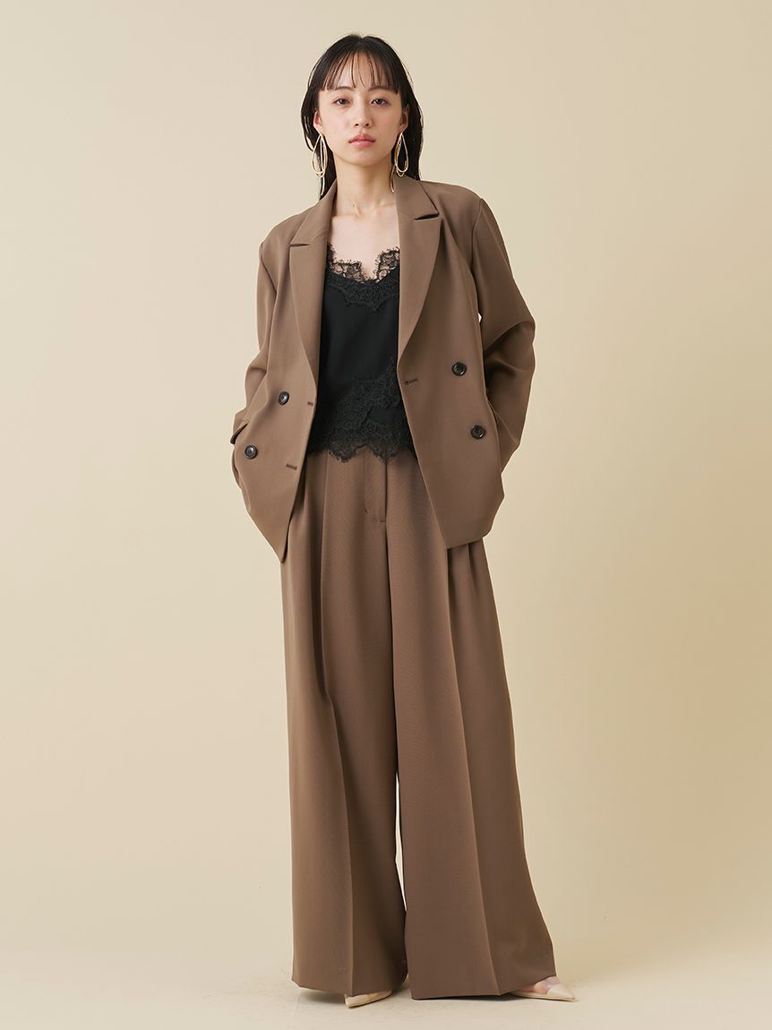 SNIDEL「【Washable】ワイドパンツ」|チノ|