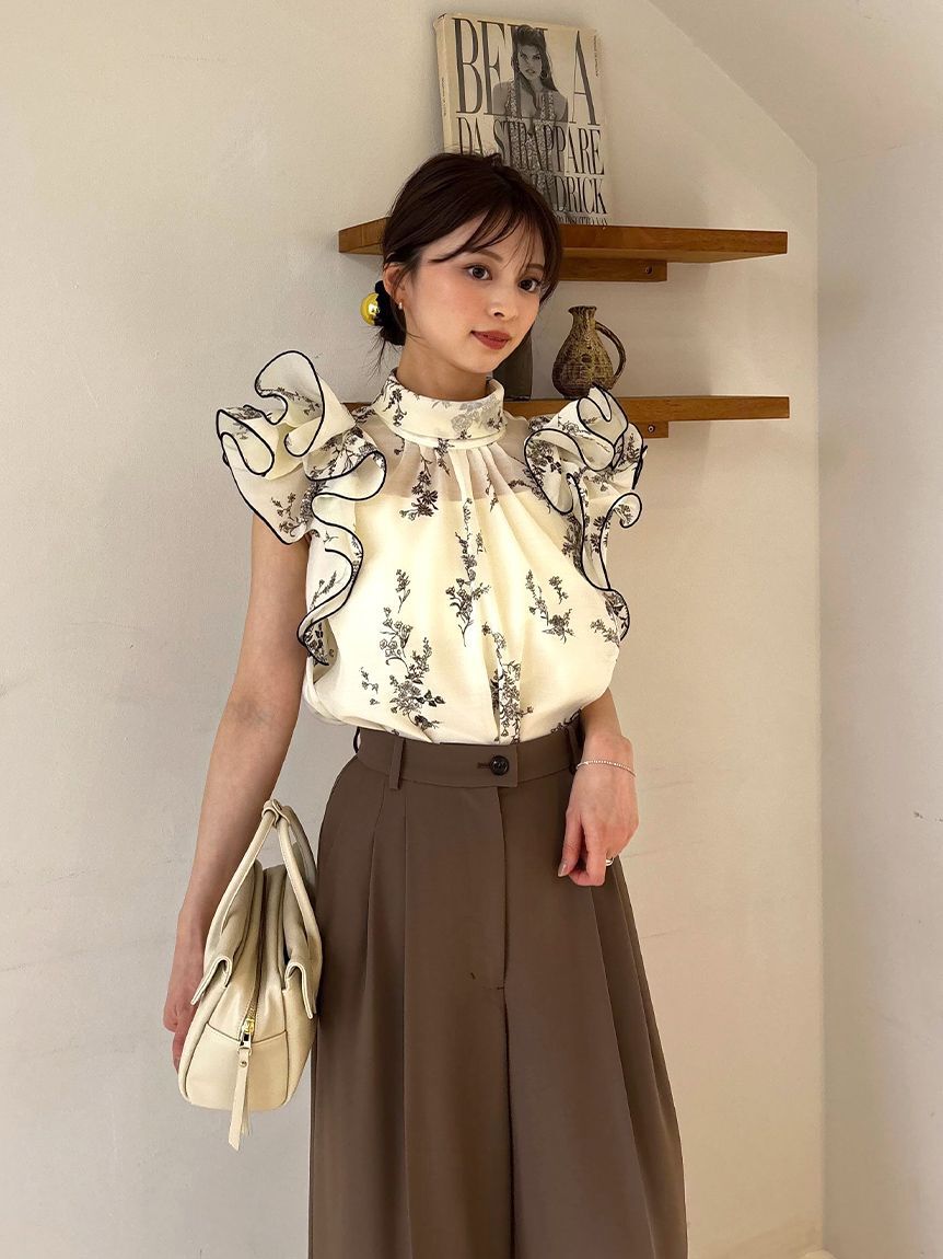 SNIDEL「【Washable】ワイドパンツ」|チノ|BRW