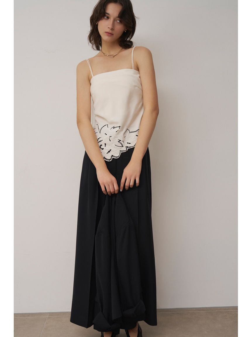 SNIDEL「【Washable】ワイドパンツ」|チノ|NVY