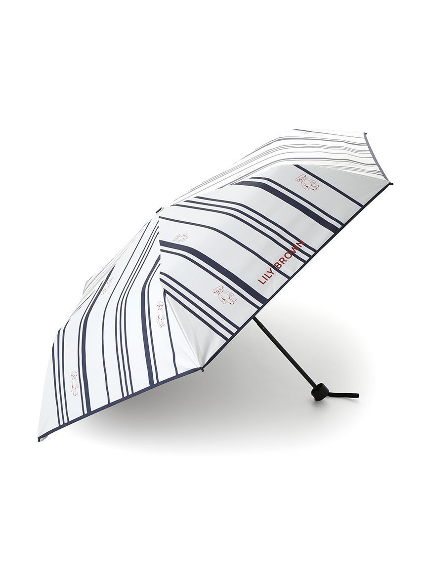 LILY BROWN「【LILY BROWN&times;PROTECT U】Lily Bearモチーフ晴雨兼用折り畳み日傘」|傘|