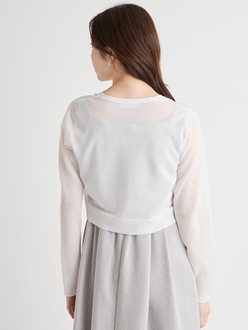 CELFORD「【洗える】シアーカーディガン」|カーディガン|