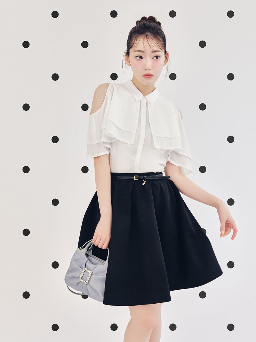 CELFORD「ホールガーメントミニニットスカート」|スカート|