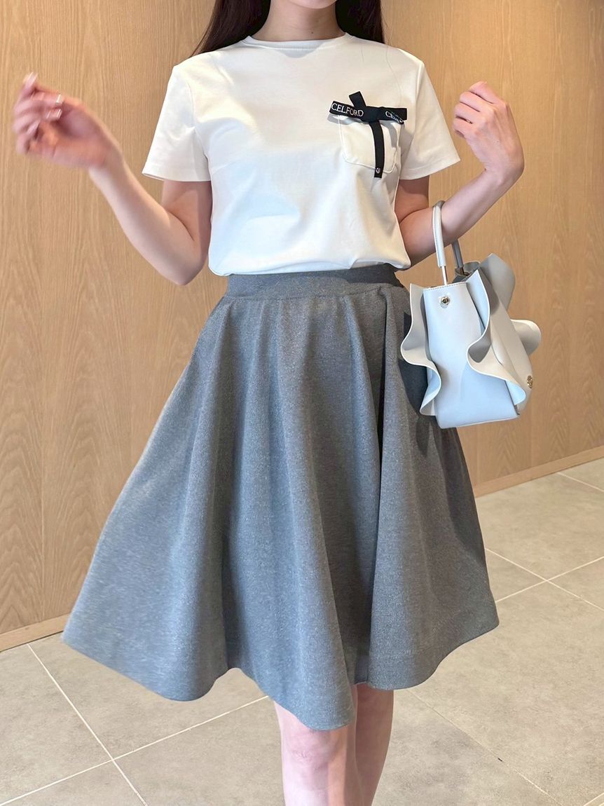 CELFORD「ホールガーメントミニニットスカート」|スカート|