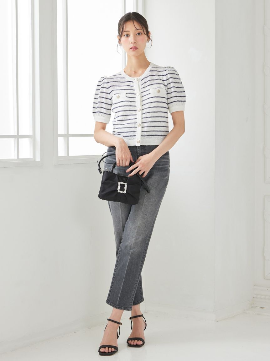 CELFORD「カノコ編み金釦カーディガン」|カーディガン|