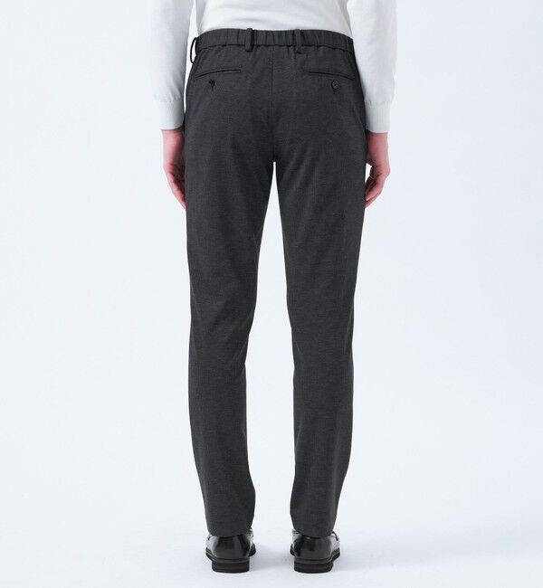 MACKINTOSH PHILOSOPHY「テーラードジャージー パンツ チドリ/バーズアイ」|スラックス|