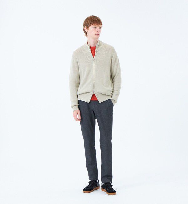 MACKINTOSH PHILOSOPHY「12G1P 片畦 スタンドジップアップ」|ニット・セーター|