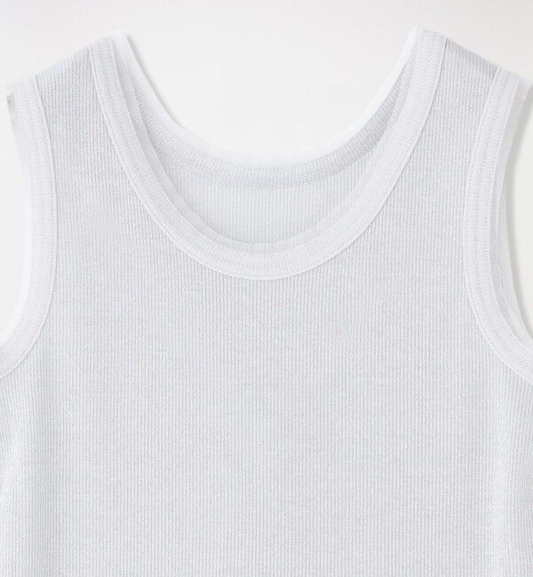  「ラメリブタンクトップ」|Tシャツ・カットソー|