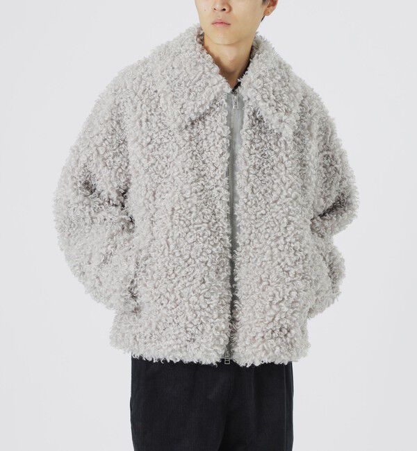  「【UNISEX】カルガンラムライクファーブルゾン」|ブルゾン・スタジャン|