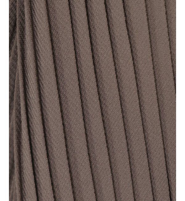 IKKA LOUNGE「プリーツタイ付きブラウス」|シャツ・ブラウス|