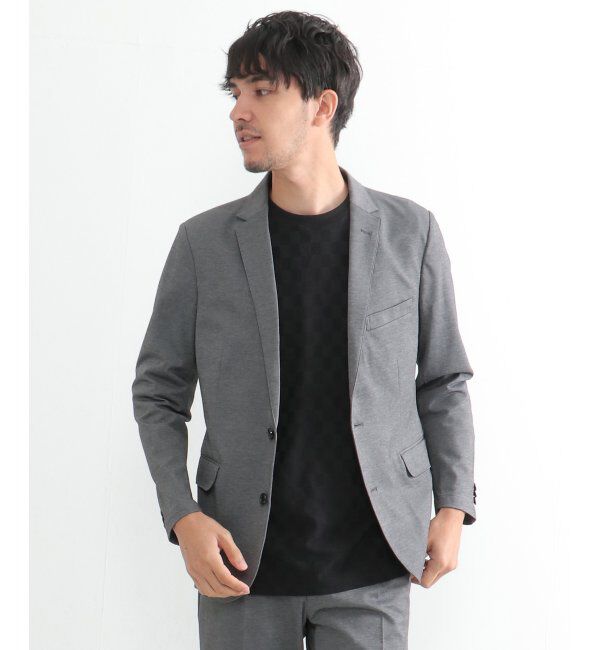 IKKA LOUNGE「モックロディーテーラードジャケット」|テーラードジャケット|グレイ