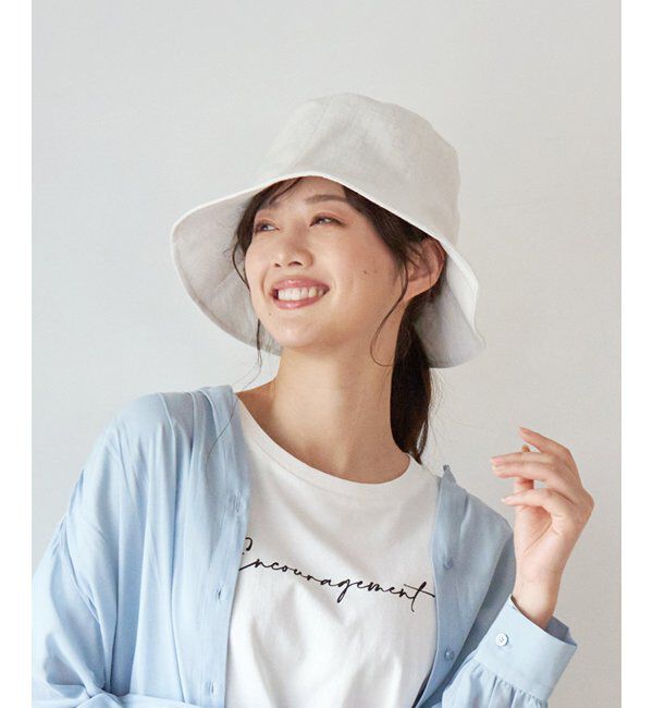 ikka「布帛チューリップハット」|その他|オフホワイト