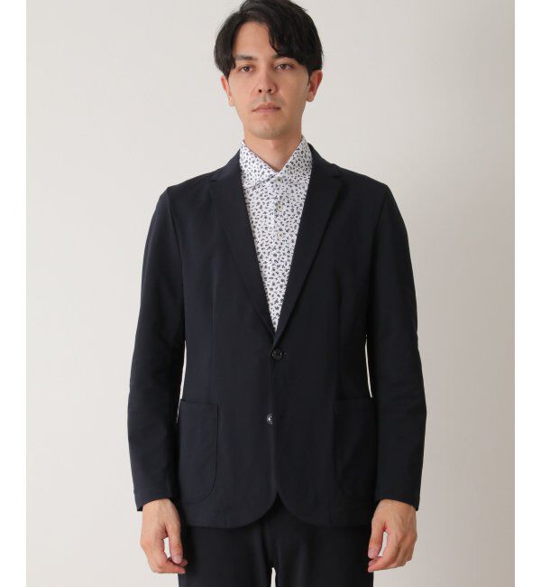 IKKA LOUNGE「【セットアップ対応】イージーケア速乾鹿の子ジャケット」|テーラードジャケット|