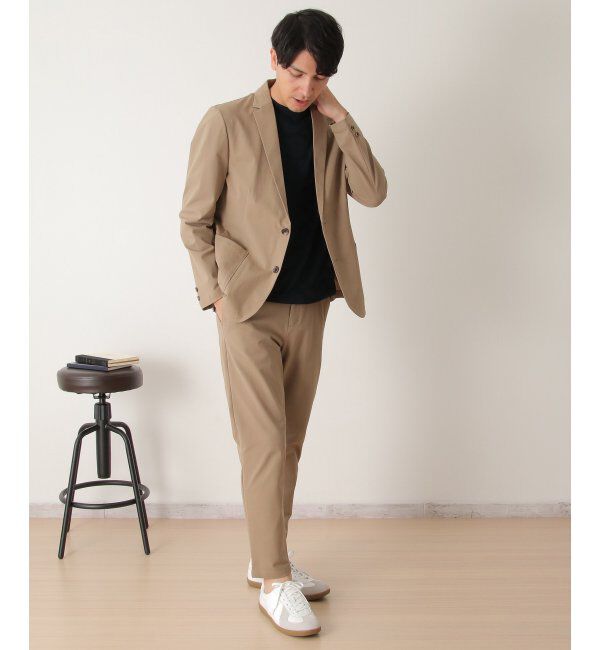 IKKA LOUNGE「【セットアップ対応】イージーケア速乾鹿の子ジャケット」|テーラードジャケット|