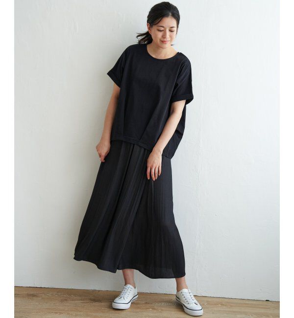 ikka「冷感ドルマンタックプルオーバー」|その他|