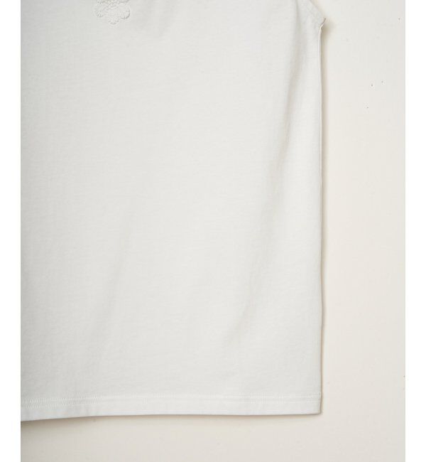 ikka「【接触冷感／UVカット】コットンUSA前後レースタンクトップ」|タンクトップ|