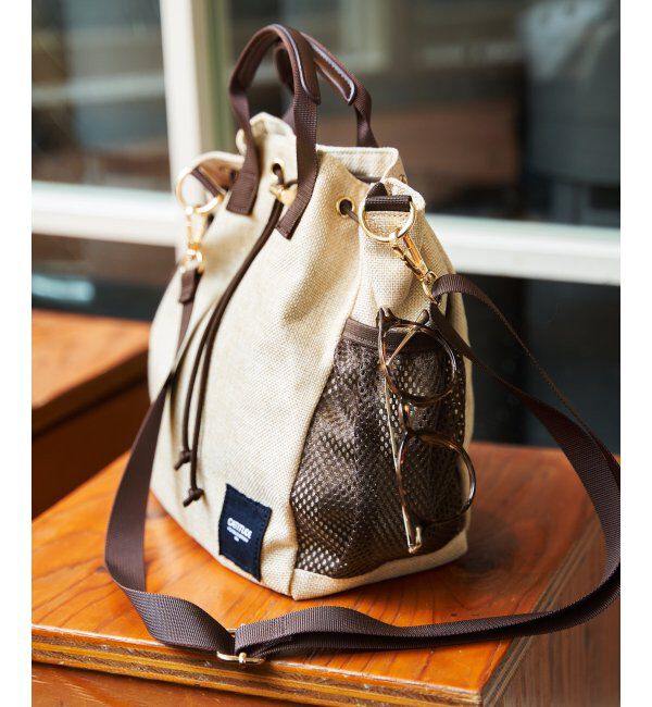 ikka「【雑誌InRed5月号掲載】ポリジュート2WAY巾着バッグ」|その他|